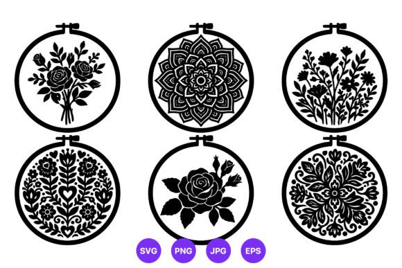 Black White Floral Embroidery Hoop Review for Seasonal Crafts