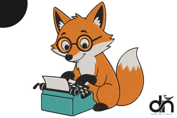 Fox Writer Typewriter Embroidery Design Review