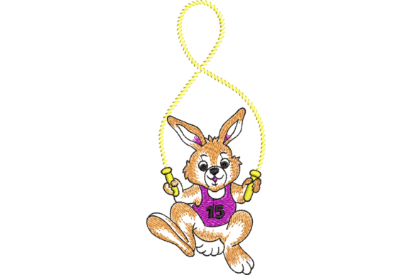 Jump Rope Bunny Embroidery Design Review