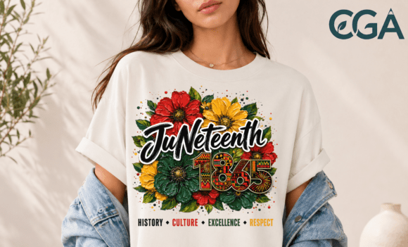 Juneteenth 1865 History Embroidery PNG Review