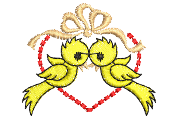 Love Birds Embroidery Design Review: Sweet Romance for Boutique Sweatshirts