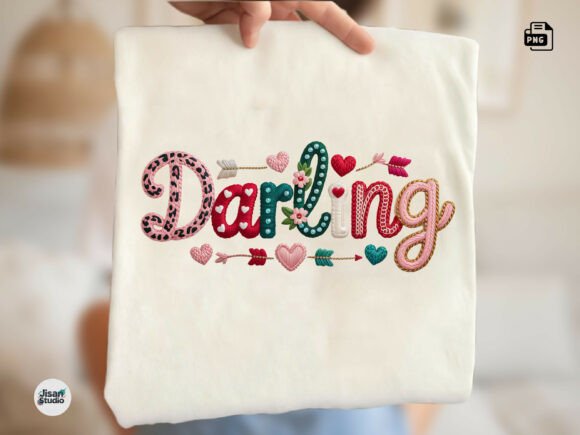 Reviewing Darling Valentine Faux Yarn Embroidery