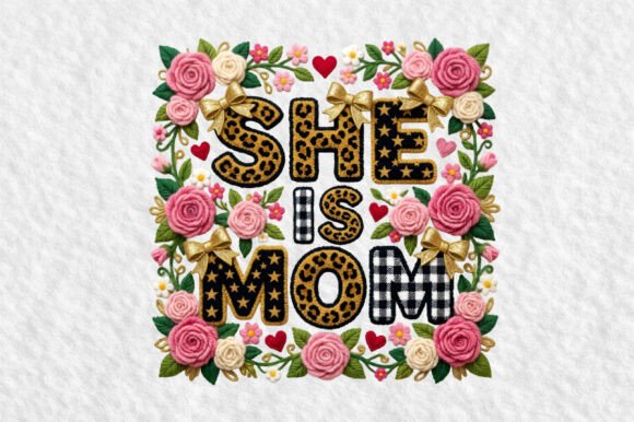 She is Mom Floral Bow Embroidery PNG: A Designer’s Honest Review